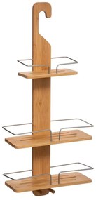 Półka łazienkowa wisząca NIV, 70 cm, bambusowa