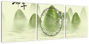 Obraz - Dolina Zielonych Gór (z zegarem) (90x30 cm)