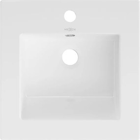 Mexen Atena umywalka wpuszczana w blat 41 x 41 cm, biała - 25014100