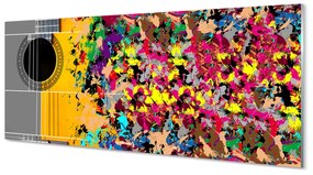 Szklany Panel Gitara akustyczna kolory