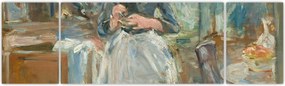 Obraz - Berthe Morisoti, In the Dining Room, reprodukcje (170x50 cm)
