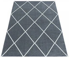 Dywan nowoczesny Rio romby szary 160 cm x 230 cm