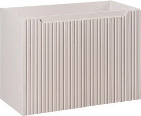 Wisząca szafka umywalkowa 2-drzwiowa Nova 80 cm, kaszmir mat