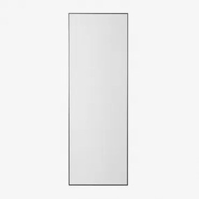 Prostokątne Lustro Ścienne 70x200 Cm W Aluminium Mirjam Czarna - Sklum