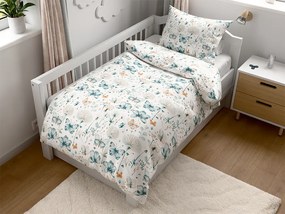 PrzytulneMieszkanie.pl PrzytulneMieszkanie.pl Pościel krepowa do łóżeczka Renforcé ELIVINE biała Rozmiar pościeli: 45 x 65 cm | 90 x 140 cm