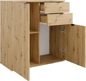 Komoda METRIX 80 cm do Salonu Sypialni Dąb artisan