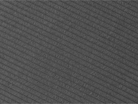 Szara sztruksowa sofa 250 cm Tina – Bobochic Paris