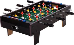 Mini piłkarzyki stołowe z nóżkami 70 x 37 x 25 cm - czarne