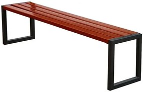 Drewniana ławka miejska bez oparcia 150 cm 84 kolory - Travis