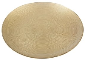 Orion Szklany talerz do serwowania Golden,średnica 21 cm, śred. 21 cm