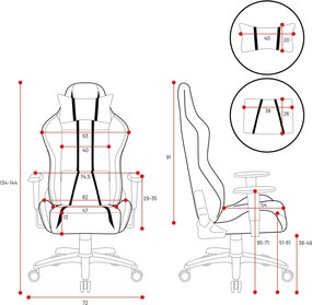 Fotel gamingowy Diablo X-One 2.0 King Size Craft Edition