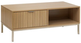 Niski stolik kawowy prostokątny TASSO, 100 x 50 x 40 cm