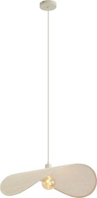 Nowoczesna Lampa Wisząca Beżowa 65cm - Hat