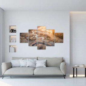Obraz - Świt nad meandrami (125x70 cm)