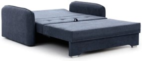 Sofa rozkładana z funkcją spania LAINE niebieska ELTAP