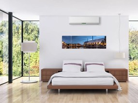 Obraz kanału wodnego - Göteborg (170x50 cm)