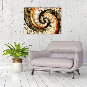 Obraz na szkle zegara (70x50 cm)