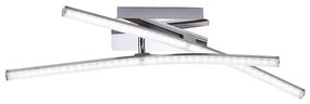 Leuchten Direkt 11270-55 - LED Żyrandol natynkowy SIMON 2xLED/5W/230V matowy chrom