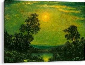 Obraz - Imitator of Ralph Albert Blakelock, Moonlight, reprodukcje (70x50 cm)