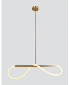 Lampa wisząca LED w kolorze złota Supreme – Candellux Lighting