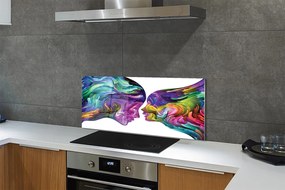 Panel nad Blat Kuchenny Ludzie w Kolorowych Mazach