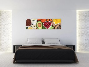 Obraz - Zdrowa żywność (170x50 cm)