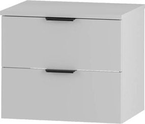 Biały Zestaw do Łazienki 60cm Szafka z Blatem Pile