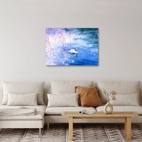 Obraz - Magiczne jezioro (70x50 cm)