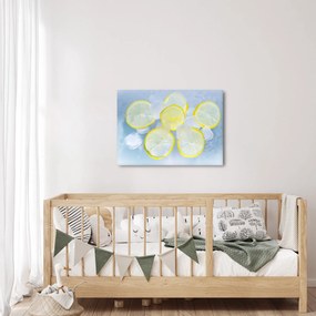 Obraz cytryn w lodzie (70x50 cm)