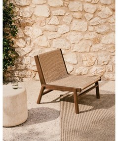 Drewniany fotel ogrodowy w naturalnym kolorze Itani – Kave Home