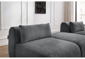 Szara sofa 283 cm Jeanne – Bobochic Paris