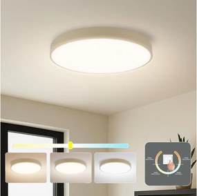 Brilagi - Oprawa sufitowa LED POOL LED/60W/230V 3000/4500/6000K śr. 50 cm beżowa