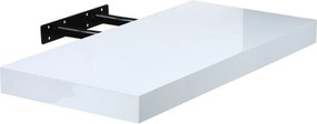 Półka ścienna STILISTA Volato biała z połyskiem 90 cm