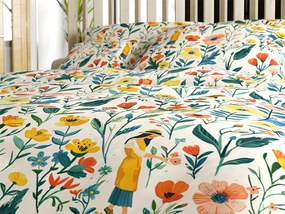 PrzytulneMieszkanie.pl PrzytulneMieszkanie.pl Bawełniana pościel FLOVINA POLY kolorowa Rozmiar pościeli: 70 x 90 cm | 140 x 200 cm