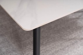 Kwadratowy stół Rion 80x80 Signal z blatem w imitacji marmuru