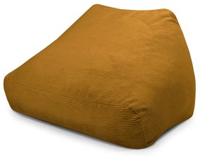 Musztardowy sztruksowy worek do siedzenia Sofa Snug – SLOWDOWN