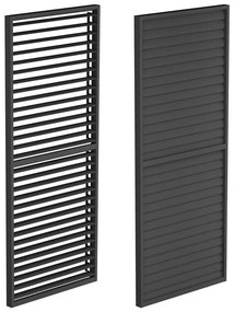 PANEL ŻALUZJOWY BOCZNY ALUMINIOWY 123X238 CM DO PERGOLI LUXE 4M ANTRACYT