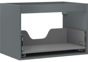 Mexen Box-A korpus szafki podumywalkowej 70 cm, 1 szuflada, grafit mat - 91AX0-0700-470-1-66