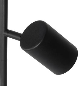 Inteligentna lampa podłogowa czarna 3-punktowa z 3 żarówkami Wifi GU10 50mm - Jeana