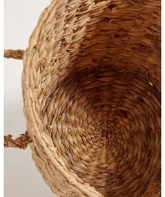 Kosz na pranie z hiacyntu wodnego w naturalnym kolorze Yessira – Kave Home