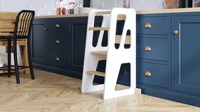 Pomocnik kuchenny KIDI biały