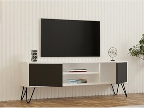Stolik pod telewizor Hare White and Anthracite