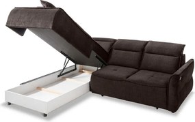 Narożnik MURILLO L z elektryczną regulacją siedziska Lewostronny w tkaninie VOGUE 06 WERSAL