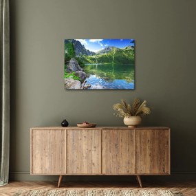 Obraz jeziora w Tatrach (70x50 cm)