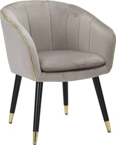 Fotel VKH316, Szary, 62x58x78 cm, Kendra Home