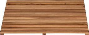 Kratka prysznicowa z drewna akacji, 40 x 60 cm
