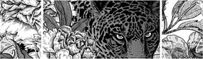 Obraz - Egzotyczny ogród (170x50 cm)