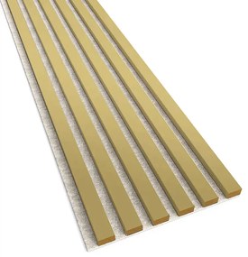 Akustyczne panele lamelowe 2 szt. złoty połysk A6-G10