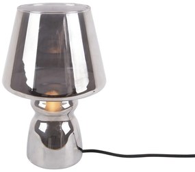 Szara szklana lampa stołowa Leitmotiv Classic Glass, ø 16 cm