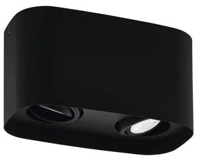 Eglo 31098 - Oprawa punktowa LED MENDOZA 2xLED/4,7W/230V 3000K czarna
